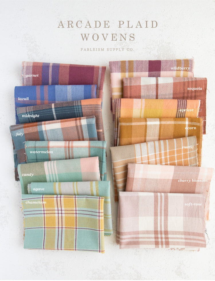 Fableism Arcade Plaid Wovens - Candy
