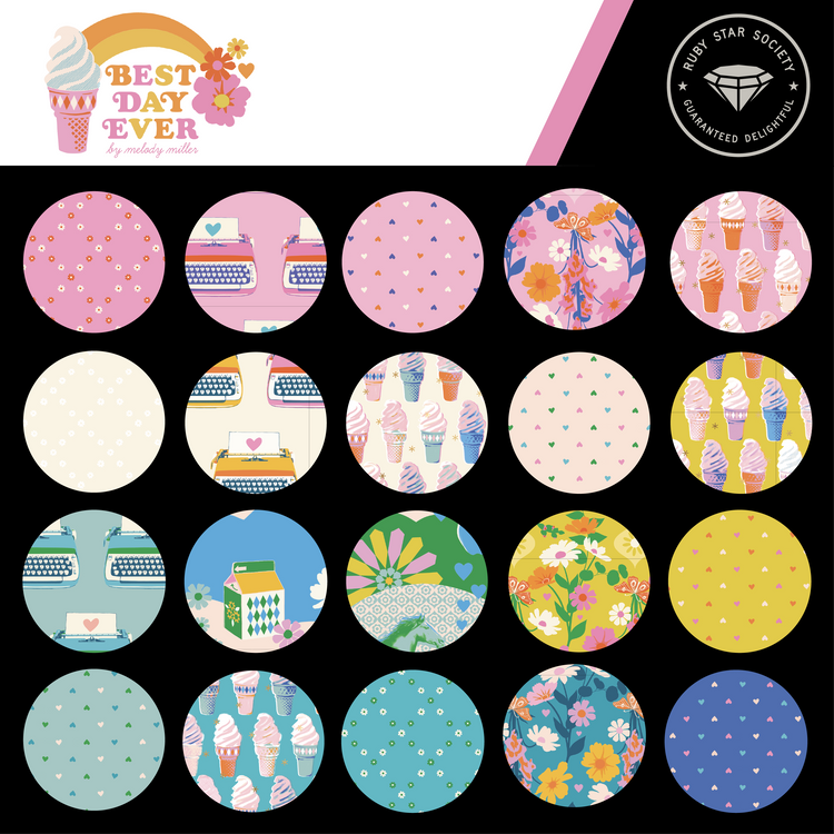 Ruby Star Society Best Day Ever 5" Charm Pack - Pre-Order Due Oct/Nov 2025