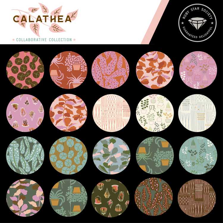 Ruby Star Society Calathea 22 Fat Quarter Pack- Pre-Order Due Dec 2025/Jan 2026