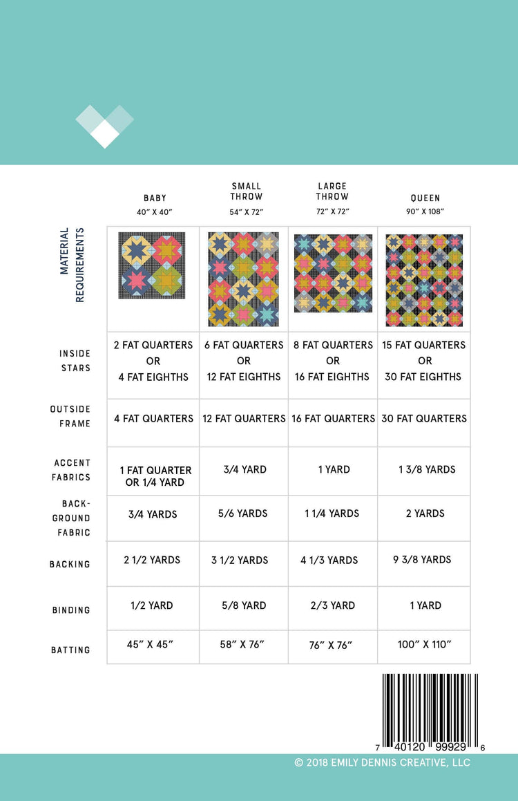 Quilty Love North Star Quilt Pattern