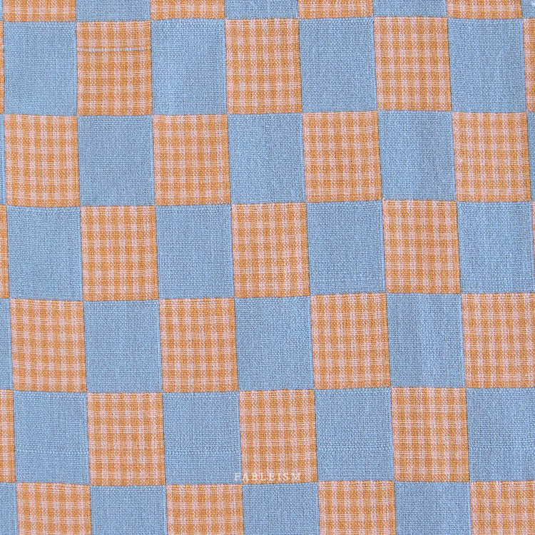 Fableism Checkmate Checkers - Double Cloth Reversible - Fjord