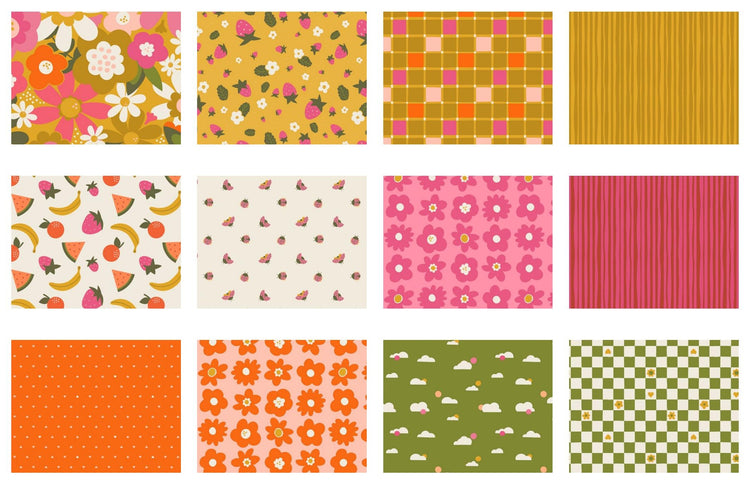 Sarah Hearts - Joyful June - 12 Half Metre Bundle