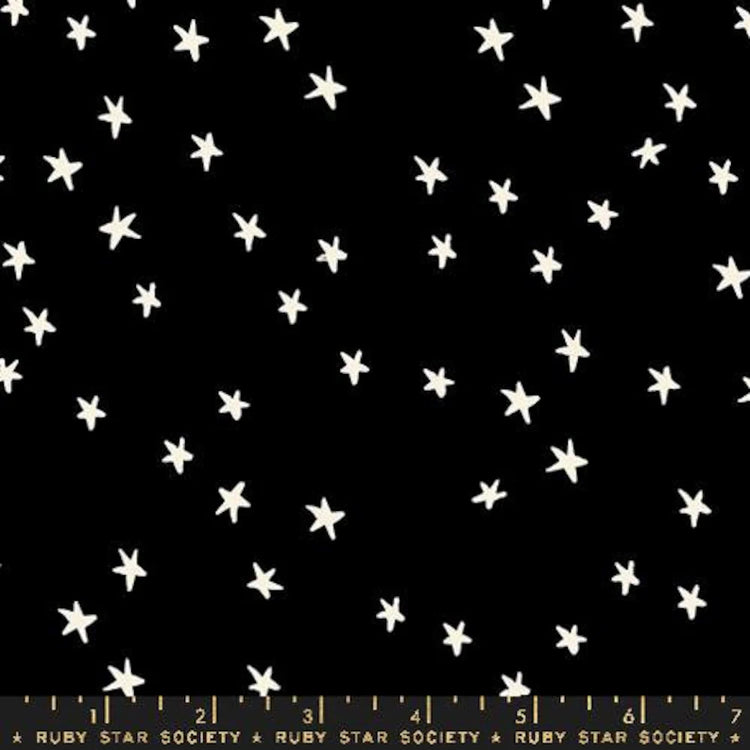 Ruby Star Society Starry - Black Extra Wide 108" Quilt Back