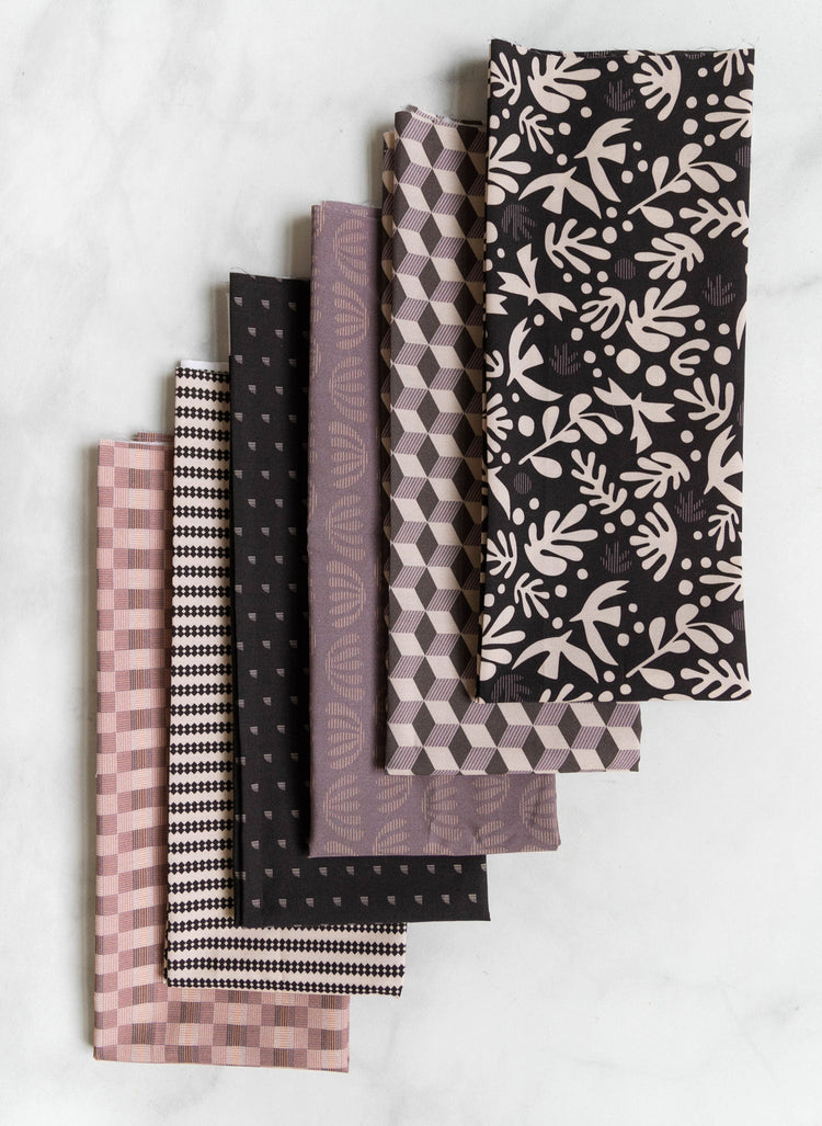 Art Gallery Fabrics - Duval By Suzy Quilts - Diamond Stripe Truffle