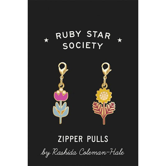 Ruby Star Society Zip Pulls - Rashida Flowers
