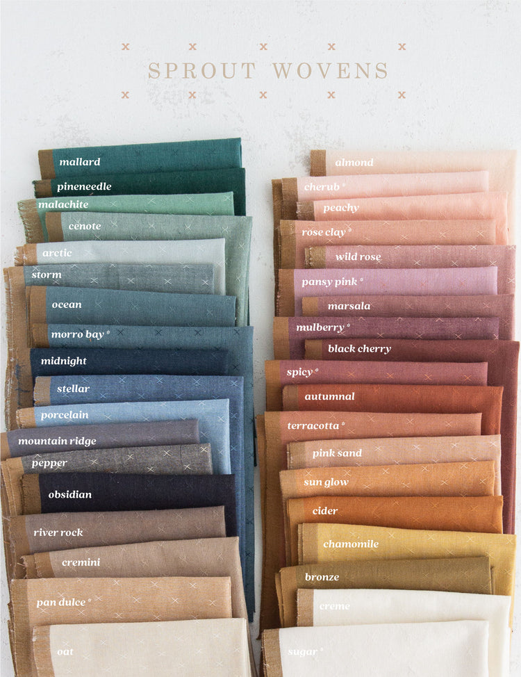 Fableism Sprout Wovens Fat Quarter 6 Month Subscription Club 2024 Month 5 October