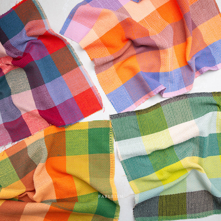 Fableism Waffle Happy Checkers 55" Wide - Limon - Pre-Order Due Aug/Sept 2026