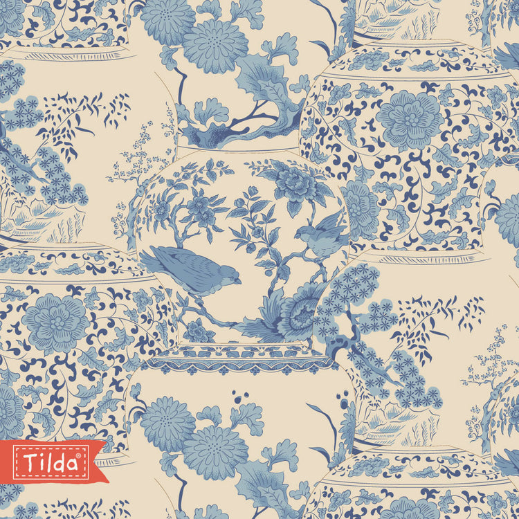 Tilda Chic Escape Vase Collection Blue