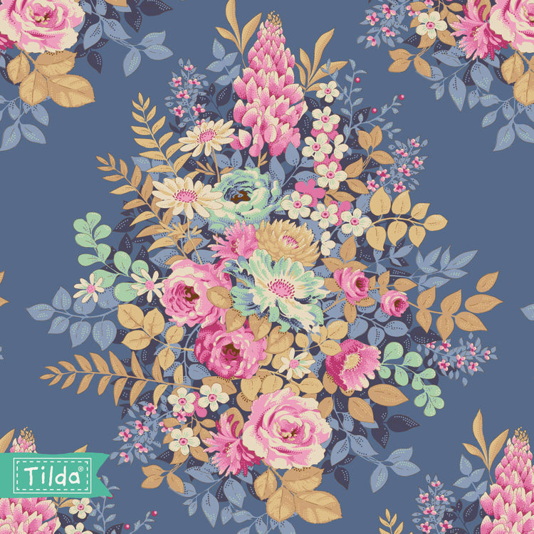 Tilda Chic Escape Whimsyflower Blue