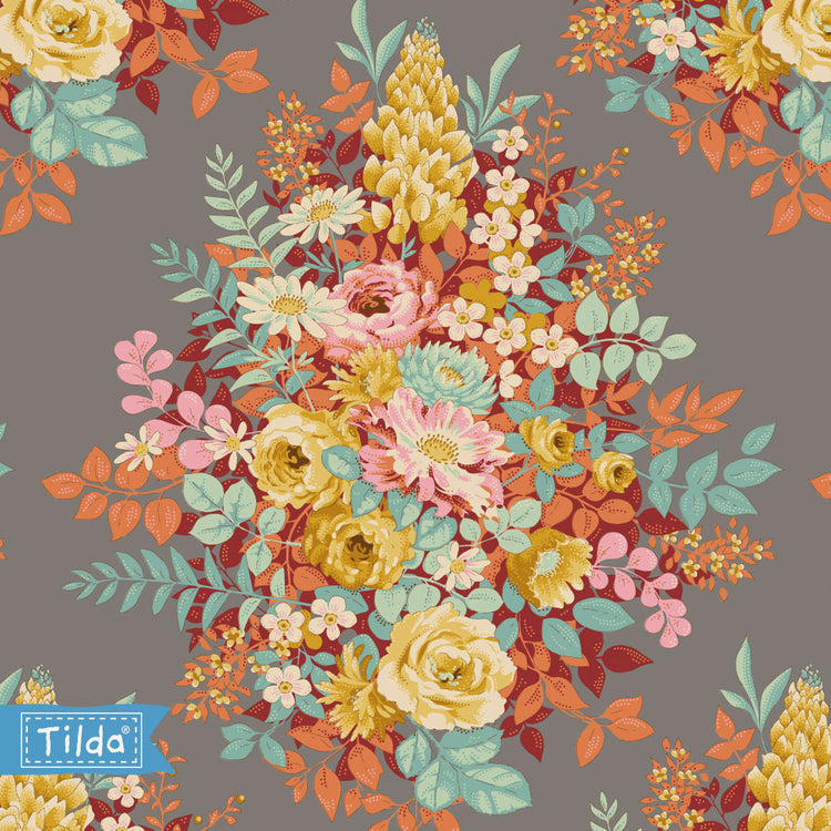 Tilda Chic Escape Whimsyflower Grey