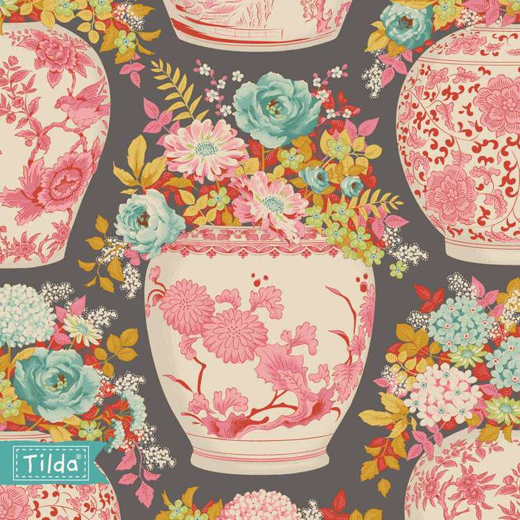 Tilda Chic Escape Flowervase Grey