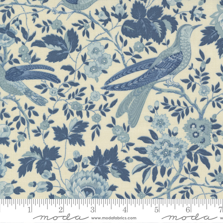 Moda Bleu De France - Bird Floral Pearl
