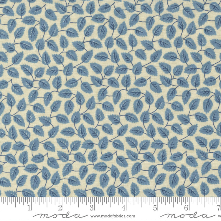 Moda Bleu De France - Packed Leaves Pearl