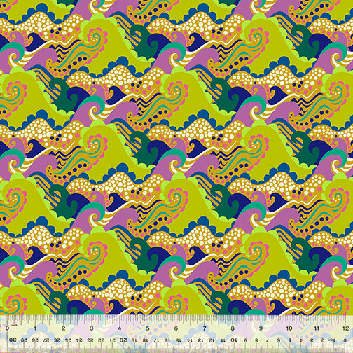 Sally Kelly - Atlantis - Sea Spray Chartreuse