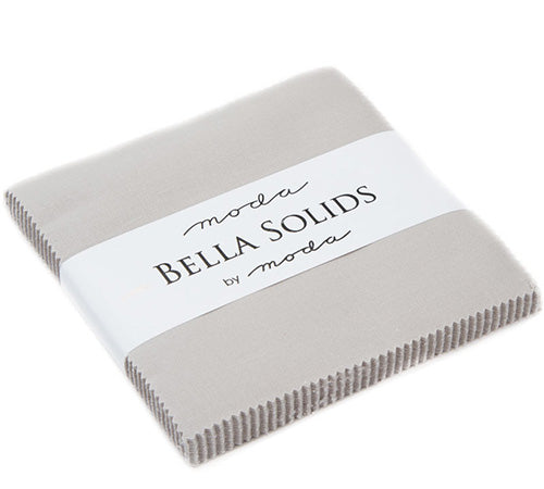 Moda Bella Solids 5" Charm Pack - Zen Grey