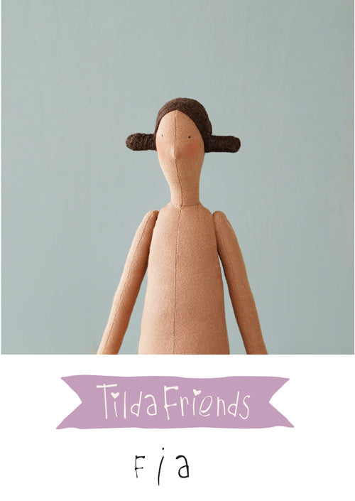 Tilda Merino Wool Doll Hair Brown