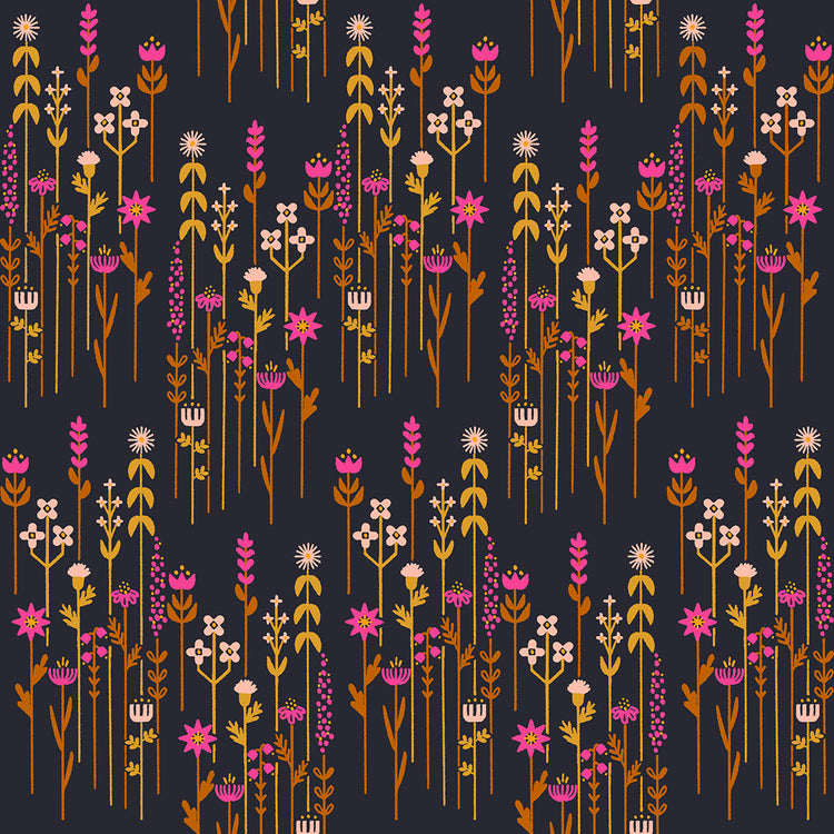 Ruby Star Society Linear - Gardening Espresso