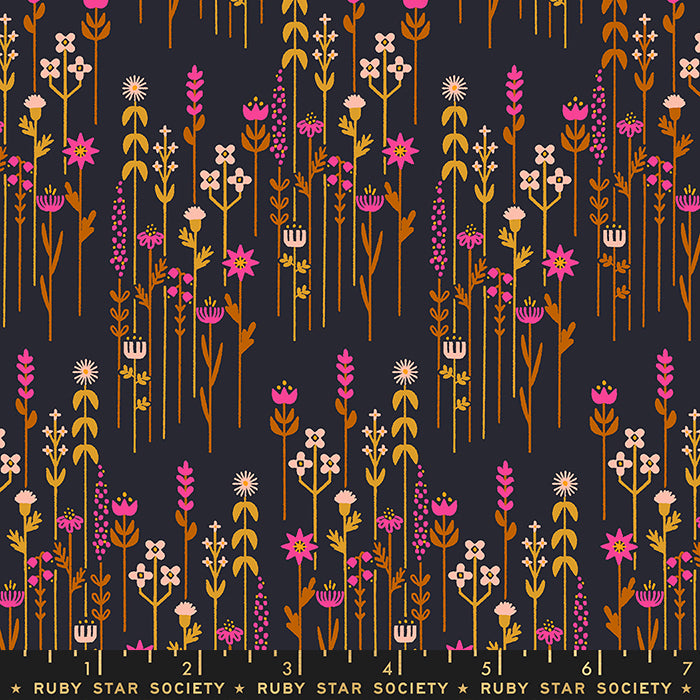 Ruby Star Society Linear - Gardening Espresso