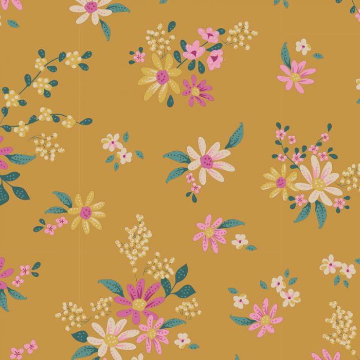 Tilda Daisyfield Mustard