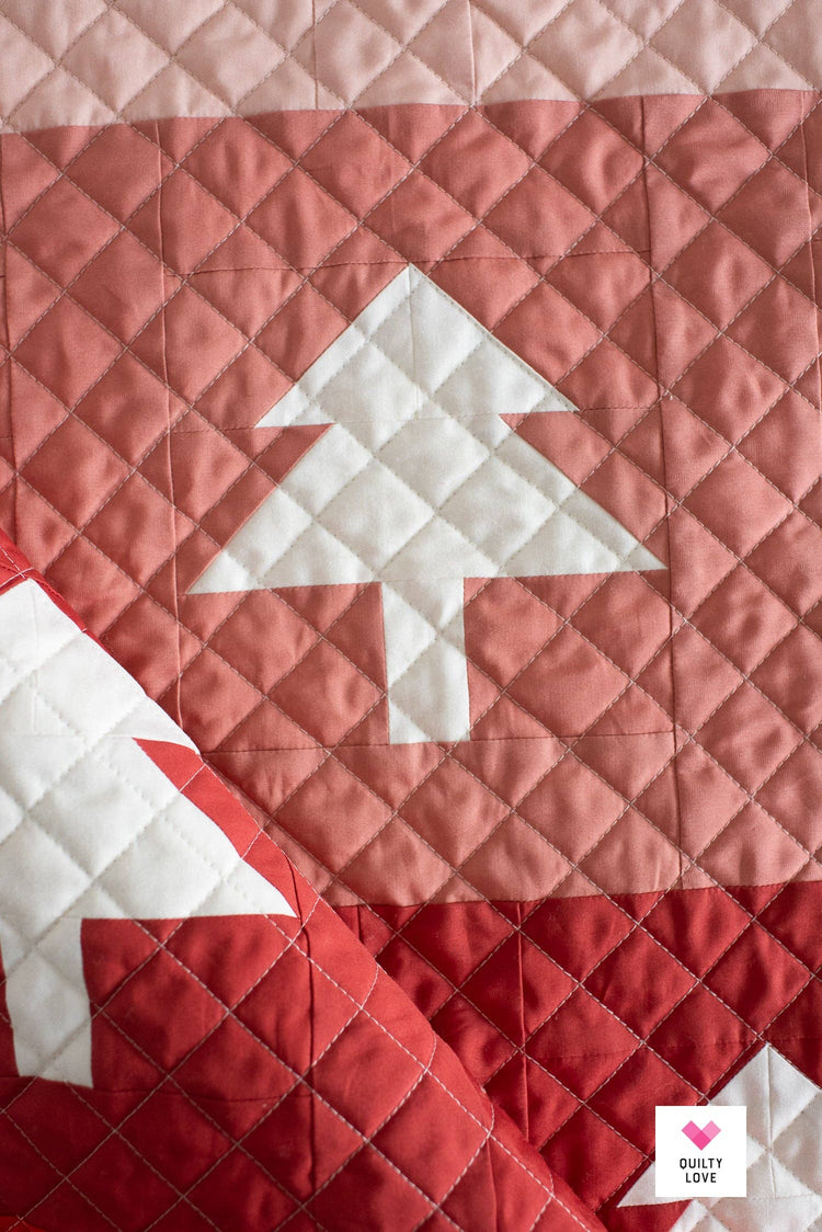 Quilty Love Tree Rows Quilt Pattern
