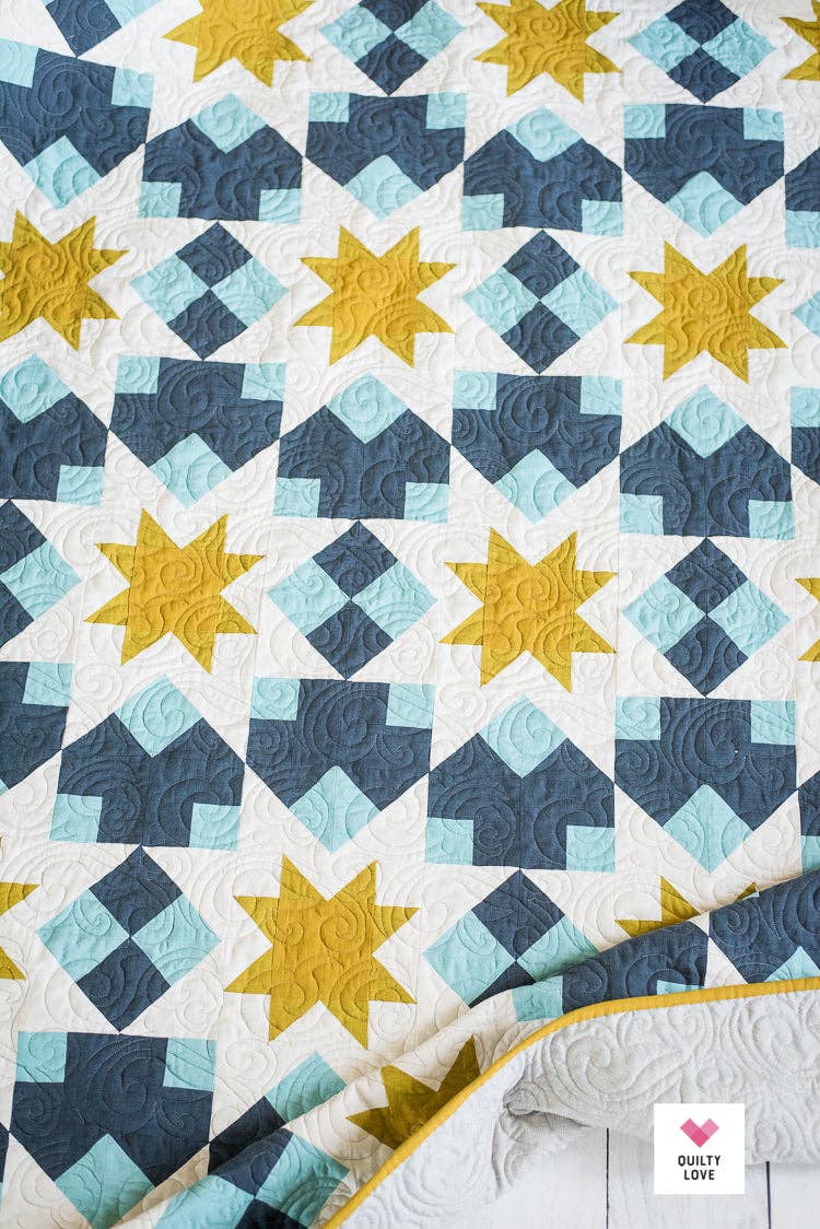 Quilty Love Night Stars Quilt Pattern