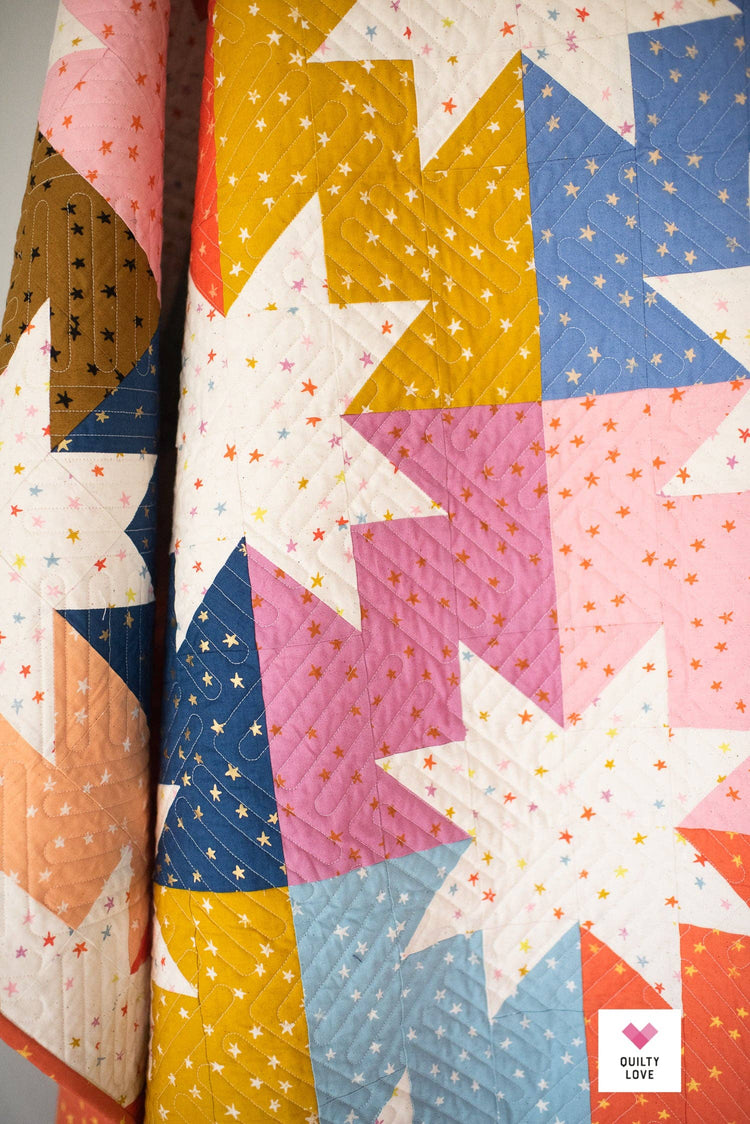 Quilty Love Star Pop Quilt Pattern