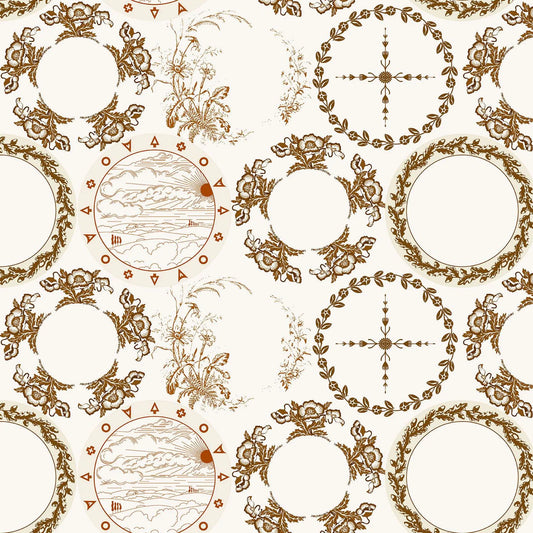 Andover - Alison Glass - Camp Kitschy Lala - Thankful in Cream