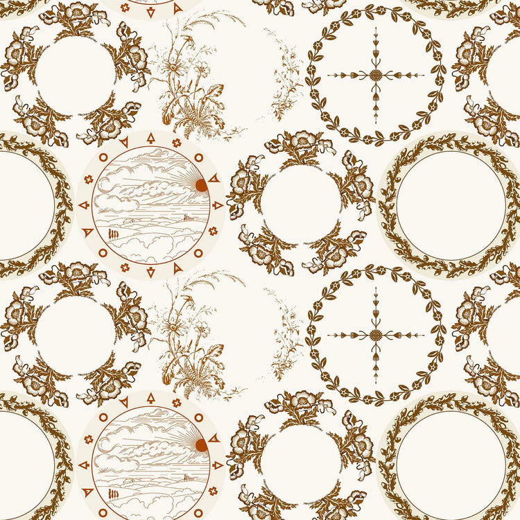 Andover - Alison Glass - Camp Kitschy Lala - Thankful in Cream