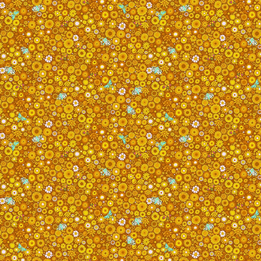 Andover - Alison Glass - Camp Kitschy Lala - Daisy Field Marigold