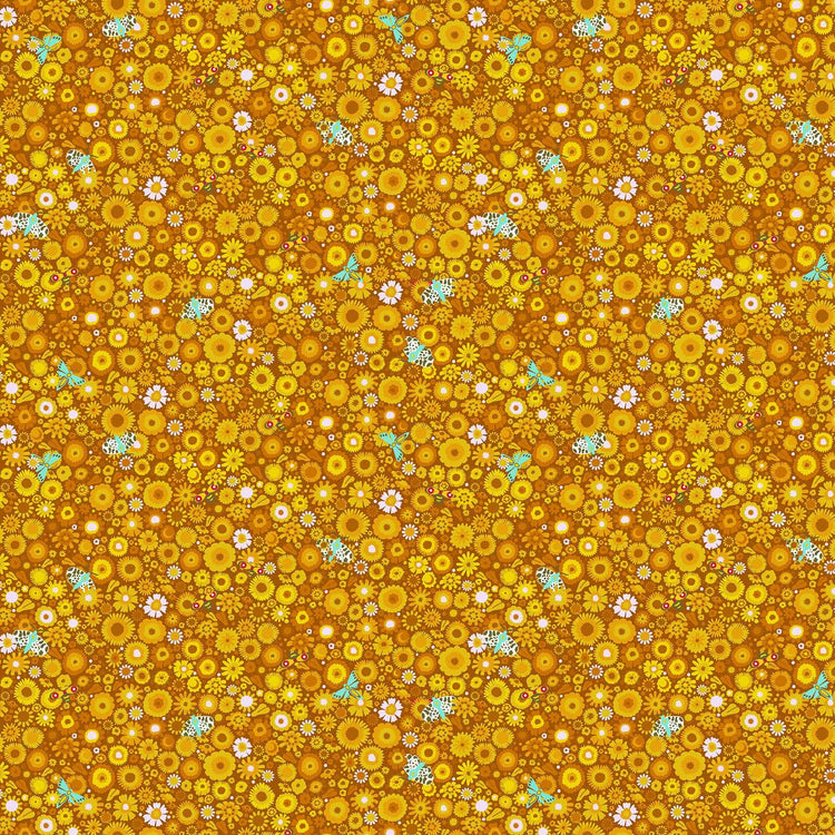 Andover - Alison Glass - Camp Kitschy Lala - Daisy Field Marigold