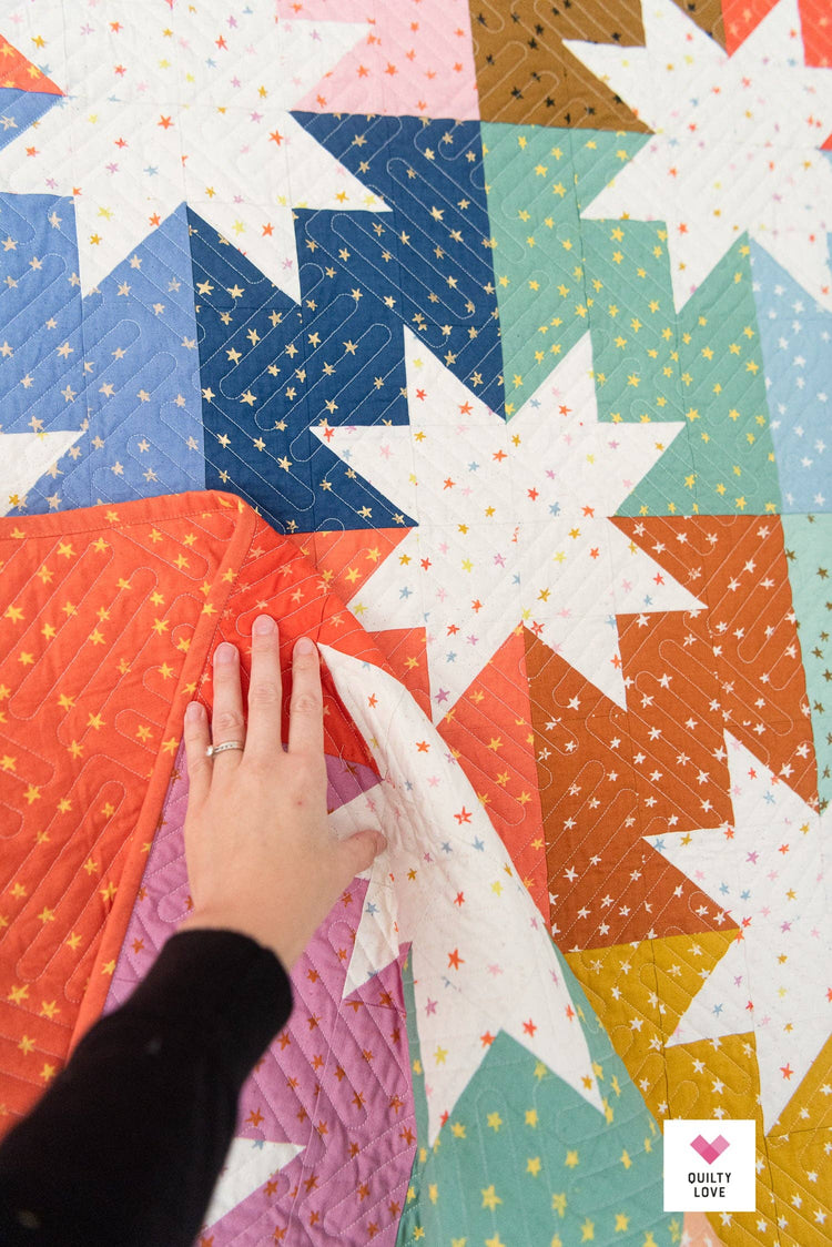 Quilty Love Star Pop Quilt Pattern