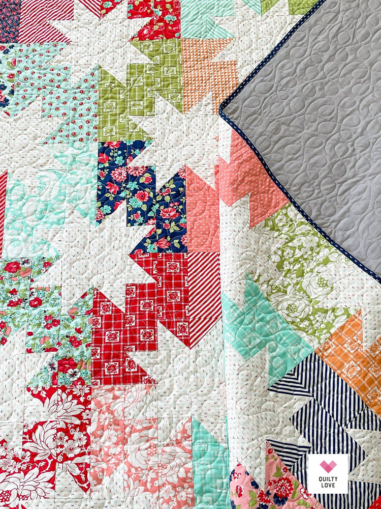 Quilty Love Star Pop Quilt Pattern