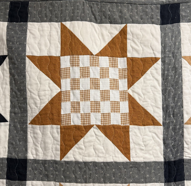 A Beautiful Thing - Checkmate Sawtooth Star Quilt Kit - Pre-Order Due End August 2026