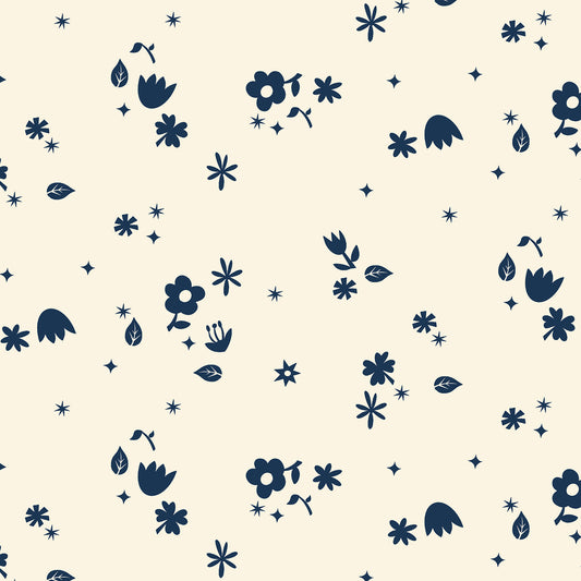 Andover - Libs Elliott - Birdie - Cut Flowers Milk
