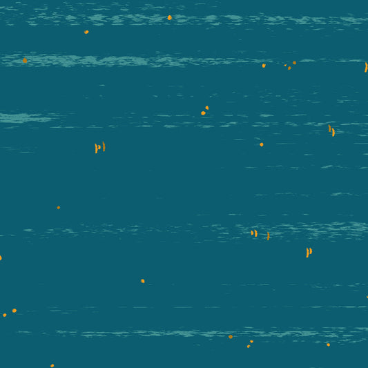 Andover - Alison Glass - Sun Print Textures - Canvas Print - Teal