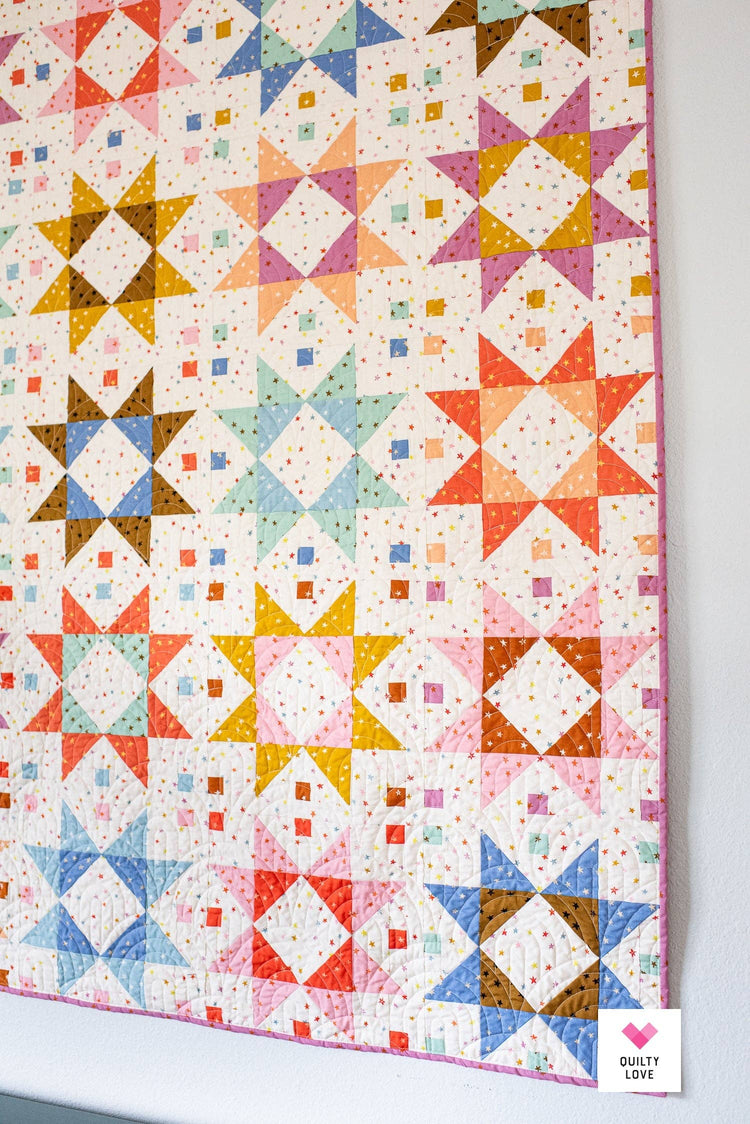 Quilty Love Tiled Stars II Quilt Pattern