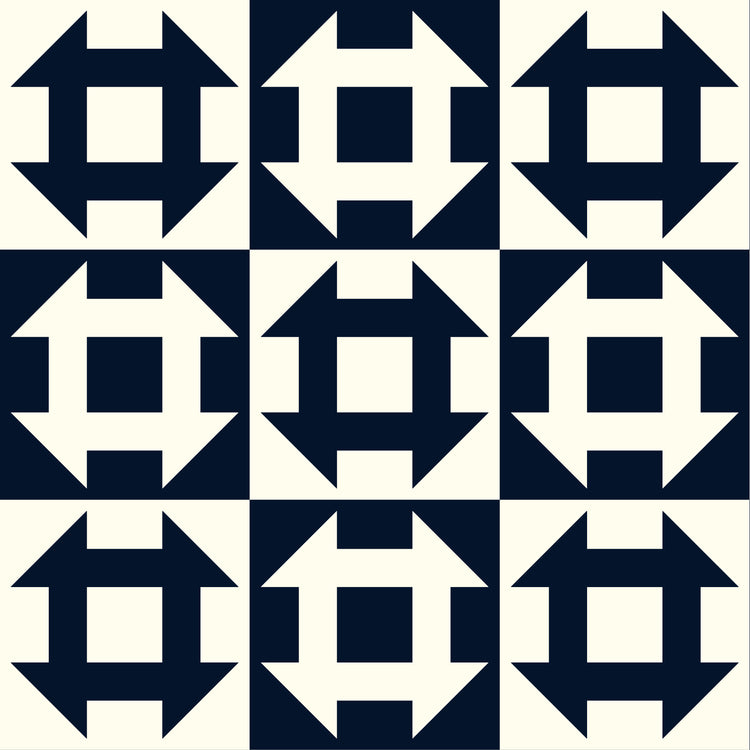 Whistler Studios - Perfect Points II - Churn Dash - Navy
