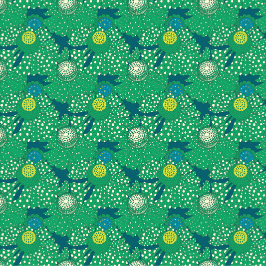 Sally Kelly - Sunshine - Polka Flower - Chlorophyll