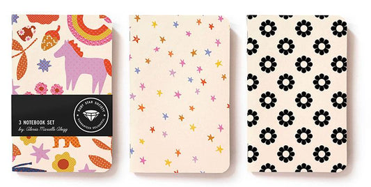 Ruby Star Society Notebooks - Alexia Meadow 3 Notebook Set