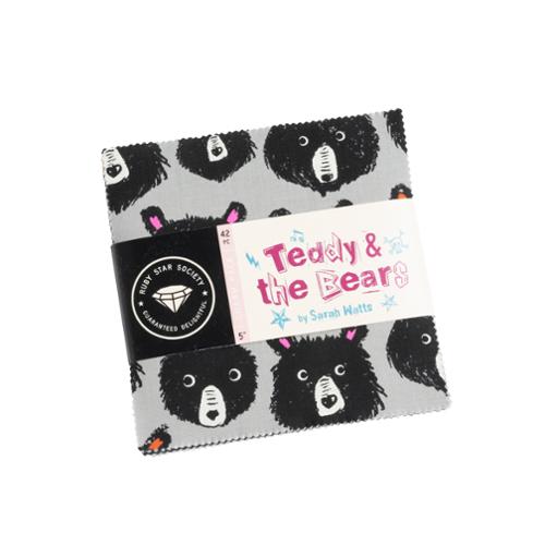Ruby Star Society Teddy & The Bears 5" Charm Pack