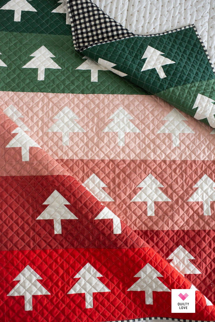 Quilty Love Tree Rows Quilt Pattern
