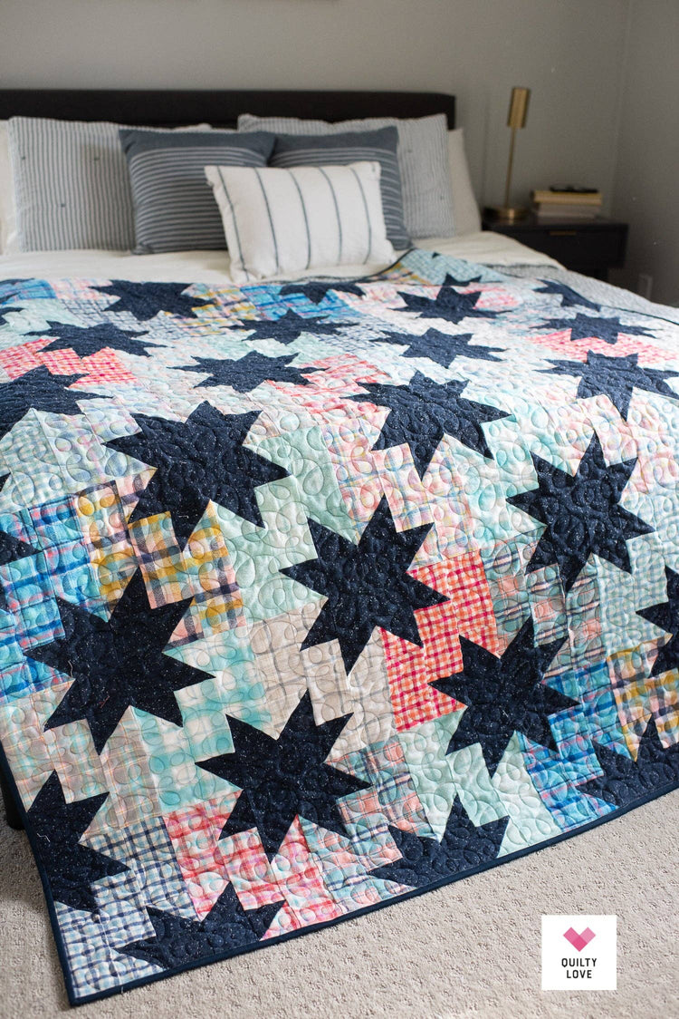 Quilty Love Star Pop Quilt Pattern