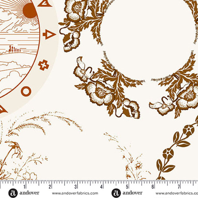 Andover - Alison Glass - Camp Kitschy Lala - Thankful in Cream