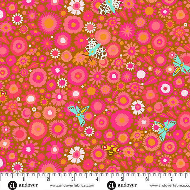 Andover - Alison Glass - Camp Kitschy Lala - Daisy Field Amber