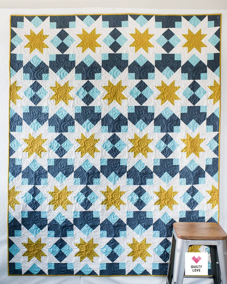 Quilty Love Night Stars Quilt Pattern