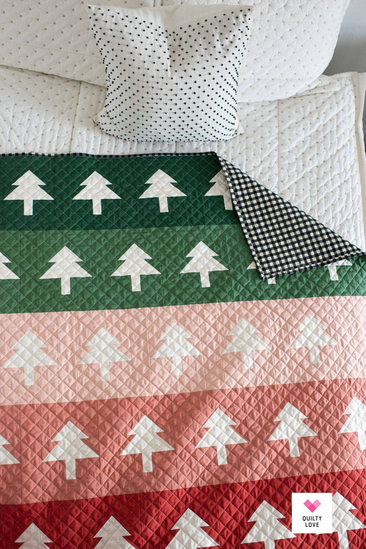Quilty Love Tree Rows Quilt Pattern