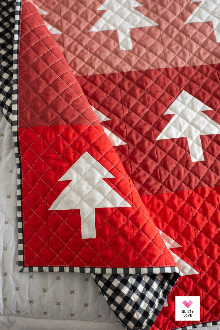 Quilty Love Tree Rows Quilt Pattern