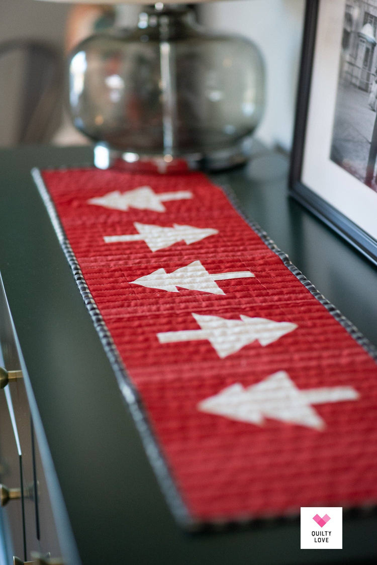 Quilty Love Tree Rows Quilt Pattern