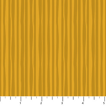 Sarah Hearts - Joyful June - Ochre Stripe Canvas