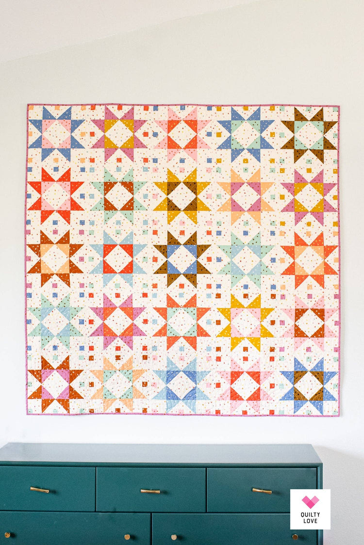 Quilty Love Tiled Stars II Quilt Pattern